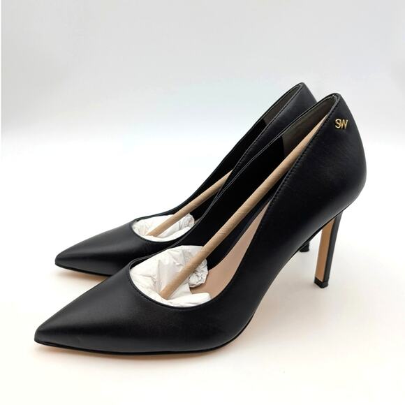 Stuart Weitzman Leigh 85 Pointed Toe Stiletto Heel Pumps Women's Size US7.5 - Picture 1 of 9